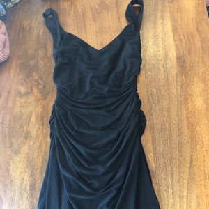 Laundry by Shelli Segal black fitted dress
